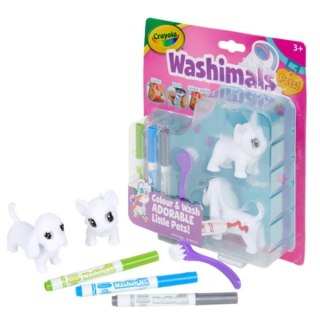 Zestaw kreatywny Crayola Figurki do malowania Washimals Blister Pack Psy Goliath