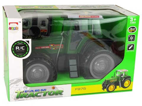 Zielono-Czarny Traktor R/C Zdalnie Sterowany 38 cm LEAN Toys