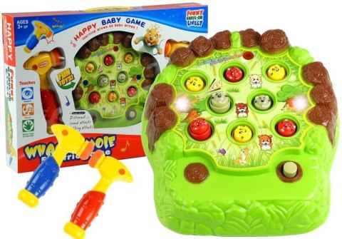 Gra Zręcznościowa Uderzanie Bobrów Młoteczkiem LEAN Toys