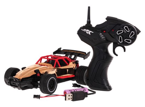 Metalowe Autko RACING 01 Złote R/C