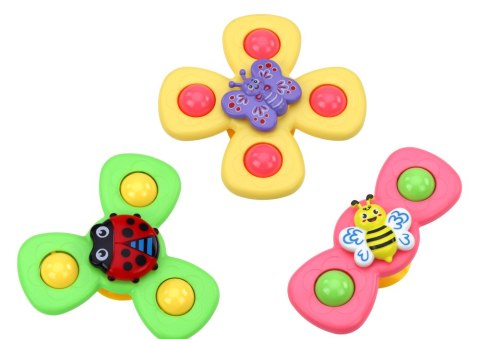 Zabawka Sensoryczna Spinnery Pszczółka Biedronka Motylek Przyssawki LEAN Toys