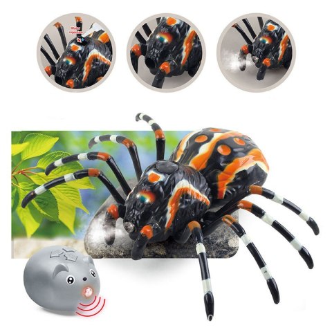 Zdalnie Sterowany Pająk Tarantula Podczerwień Czarny R/C ST LEAN Toys