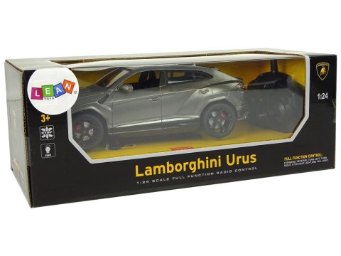 Auto R/C 1:24 Lamborghini Urus Czarny 2.4 G Światła LEAN Toys