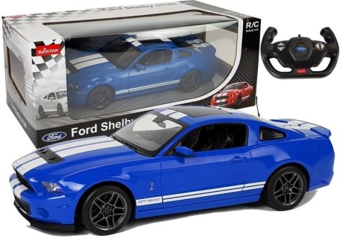 Auto R/C Ford Shelby Rastar 1:14 Niebieski na Pilota Rastar