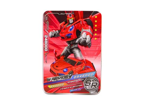 Auto-Robot 2w1 Transformacja Sportowy Czerwony LEAN Toys