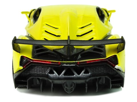 Auto Sportowe R/C 1:24 Lamborghini Veneno Żółte 2.4 G Światła LEAN Toys