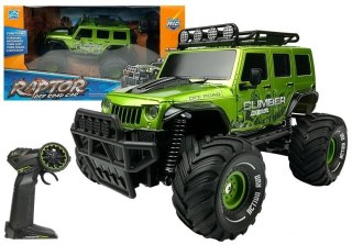 Auto Zdalnie Sterowane R/C Jeep Zielony 2.4G LEAN Toys