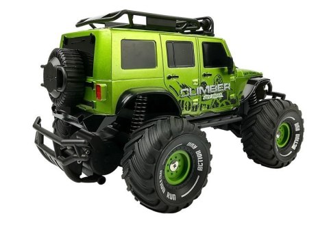 Auto Zdalnie Sterowane R/C Jeep Zielony 2.4G LEAN Toys