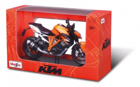 Model metalowy KTM 1290 Super Bike z podstawką 1/12 Maisto