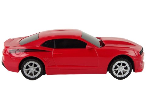 Auto Chevrolet Copo Camaro Napęd Frykcyjny 1:24 Czerwone LEAN Toys