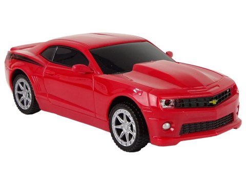 Auto Chevrolet Copo Camaro Napęd Frykcyjny 1:24 Czerwone LEAN Toys