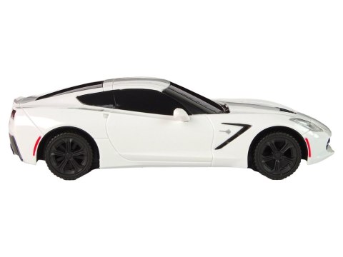 Auto Sportowe Corvette C7 1:24 Białe LEAN Toys