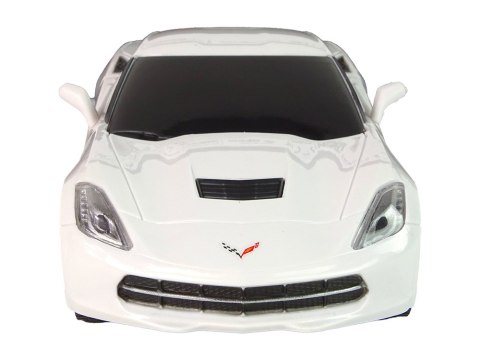 Auto Sportowe Corvette C7 1:24 Białe LEAN Toys