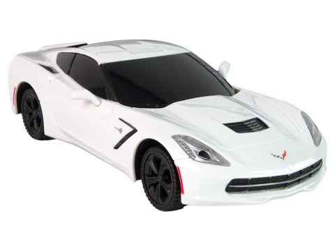 Auto Sportowe Corvette C7 1:24 Białe LEAN Toys