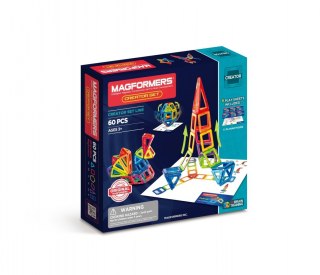 Klocki magnetyczne Creator 60 elementów Magformers