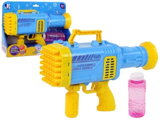 Pistolet Do Baniek Mydlanych Maszynka Bazooka 45 Otworów LEAN Toys