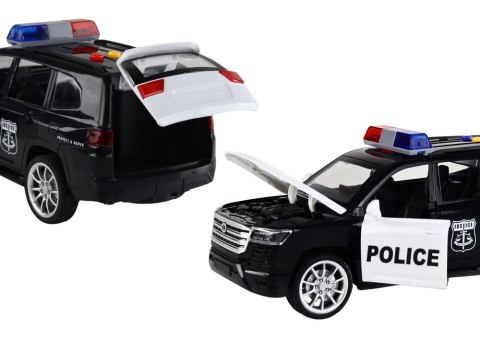 Radiowóz Policyjny Auto Policja Dźwięk Światła Otwierane Drzwi 1:14 LEAN Toys