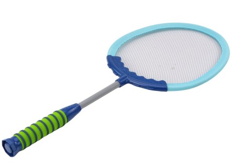 Zestaw 2 Rakietek Do Gry W Badmintona Paletki Lotki Badminton Niebieski LEAN Toys