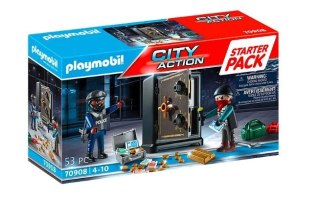 Zestaw City Action 70908 Starter Pack Włamanie do sejfu Playmobil