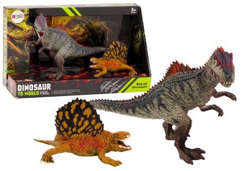 Figurki Dinozaurów Dimetrodon Allozaur Zestaw 2El LEAN Toys