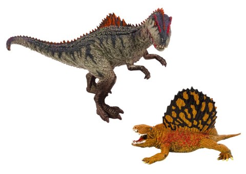 Figurki Dinozaurów Dimetrodon Allozaur Zestaw 2El LEAN Toys