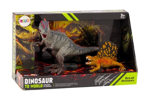 Figurki Dinozaurów Dimetrodon Allozaur Zestaw 2El LEAN Toys