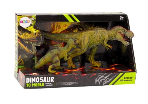 Figurki Dinozaurów Tyranozaur Z Małym Zestaw 2el LEAN Toys