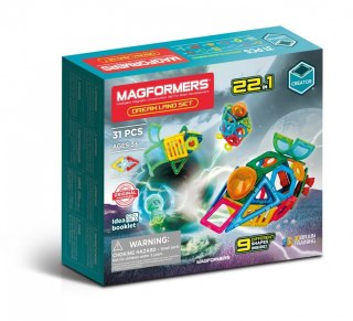 Klocki magnetyczne Drea Land 31 elementów Magformers