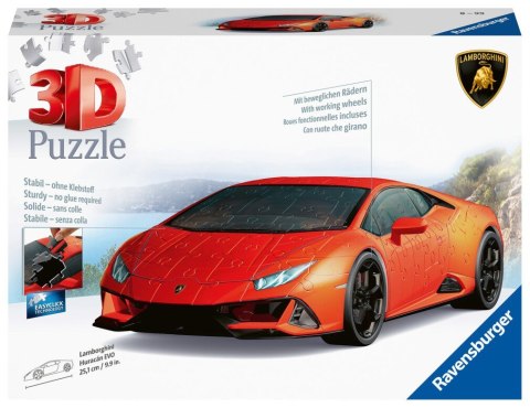 Puzzle 108 elementów 3D Pojazdy Lamborghini Huracan Evo Verde Ravensburger Polska