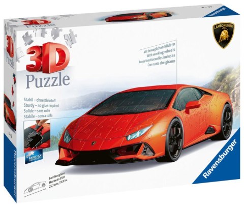 Puzzle 108 elementów 3D Pojazdy Lamborghini Huracan Evo Verde Ravensburger Polska