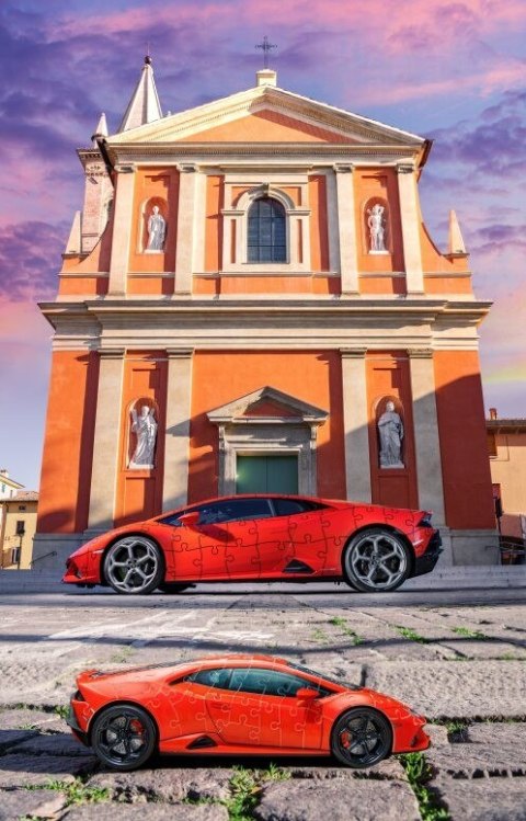 Puzzle 108 elementów 3D Pojazdy Lamborghini Huracan Evo Verde Ravensburger Polska