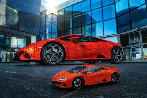 Puzzle 108 elementów 3D Pojazdy Lamborghini Huracan Evo Verde Ravensburger Polska