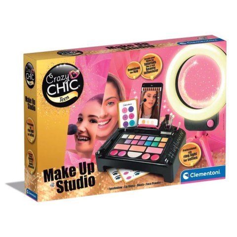 Zestaw do makijażu Crazy Chic Studio MakeUp Clementoni