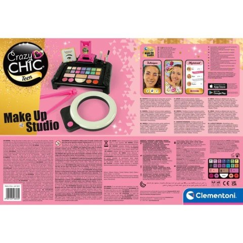 Zestaw do makijażu Crazy Chic Studio MakeUp Clementoni