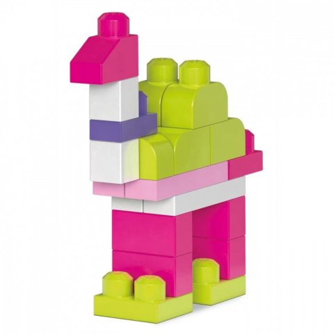 Klocki 60 elementów torba różowa Mega Bloks