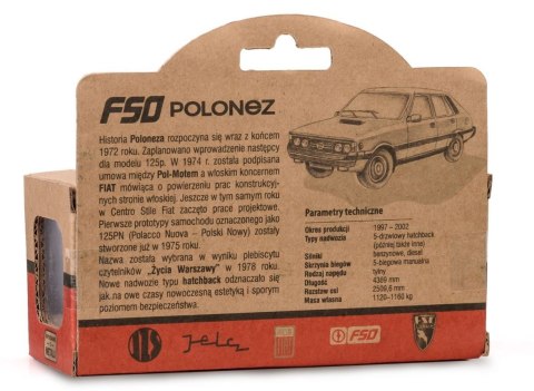 Pojazd PRL FSO POLONEZ- Biały Daffi