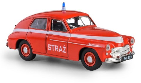 Pojazd PRL Warszawa M-20 Straż Daffi