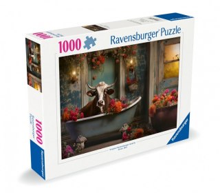 Puzzle 1000 elementów Krowa w kąpieli Ravensburger Polska