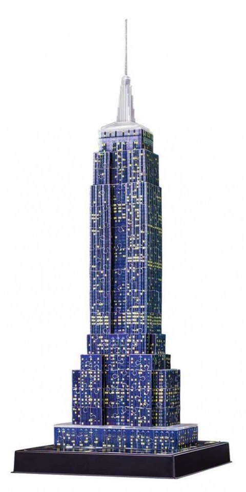 Puzzle 3D Budynki nocą Empire State Building Ravensburger Polska