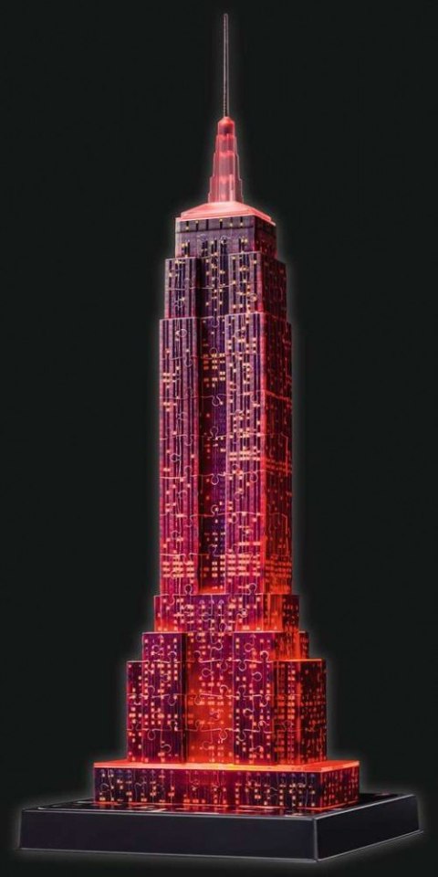 Puzzle 3D Budynki nocą Empire State Building Ravensburger Polska