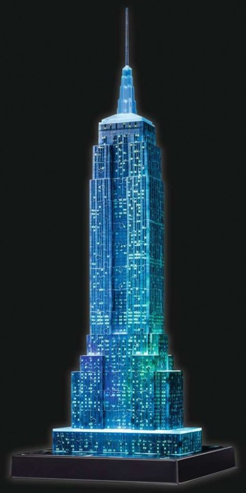 Puzzle 3D Budynki nocą Empire State Building Ravensburger Polska