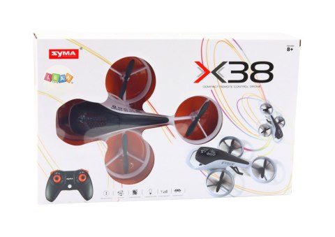 Zdalnie Sterowany Dron RC X38 SYMA Biały LEAN Toys