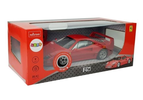 Auto Ferrari F40 Zdalnie Sterowany R/C 1:14 Czerwony 27 Mhz Rastar