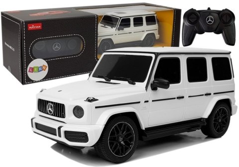 Auto Mercedes AMG G63 Zdalnie Sterowany R/C 1:24 Biały 2.4 G Rastar