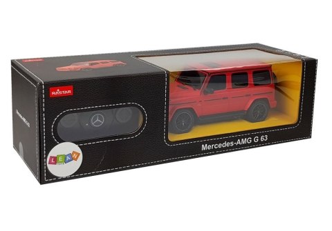 Auto Mercedes AMG G63 Zdalnie Sterowany R/C 1:24 Czerwony 2.4 G Rastar