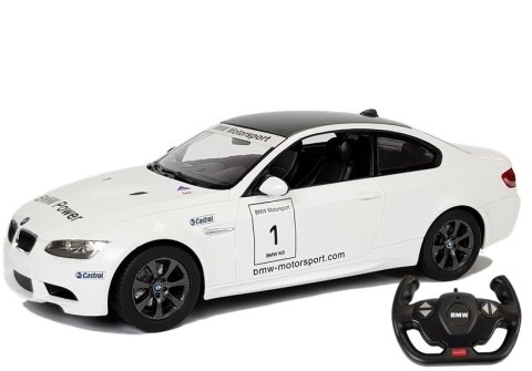 Auto R/C BMW M3 Rastar 1:14 Biały na Pilota Rastar