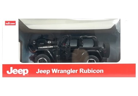 Auto R/C Jeep Wrangler Rubicon 1:14 Rastar Czarny Rastar