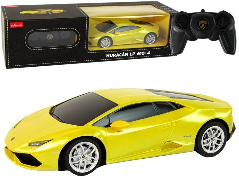 Auto R/C Lamborghini Huracan 1:24 Rastar Żółty Rastar