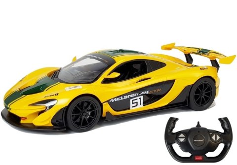 Auto R/C McLaren P1 GTR Rastar 1:14 Żółte na pilota Rastar