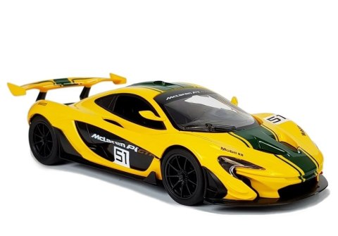 Auto R/C McLaren P1 GTR Rastar 1:14 Żółte na pilota Rastar